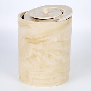 Marble Çöp Kovası Ekru
