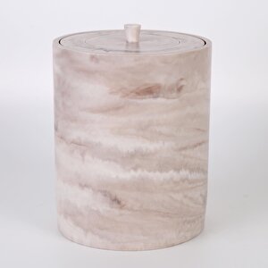 Marble Çöp Kovası Taupe