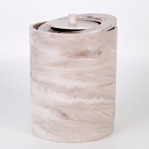 Marble Çöp Kovası Taupe