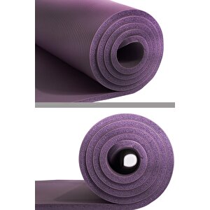 Konfor Zemin 15 Mm Taşıma Askılı Pilates Minderi Yoga Matı Mor