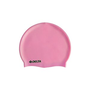 Silikon Bone Deluxe Yüzücü Havuz Ve Deniz Bonesi (düz Renk) Pembe