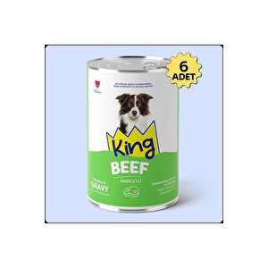 Sos İçerisinde Et Parçacıklı Dana Etli Köpek Konservesi 400 Gr X 6 Adet 6 Adet