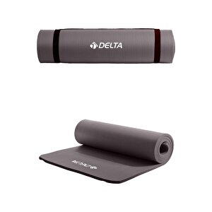 Konfor Zemin 10 Mm Taşıma Askılı Pilates Minderi Yoga Matı Antrasit