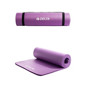 Konfor Zemin 10 Mm Taşıma Askılı Pilates Minderi Yoga Matı-mor Mor