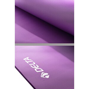 Konfor Zemin 10 Mm Taşıma Askılı Pilates Minderi Yoga Matı-mor Mor