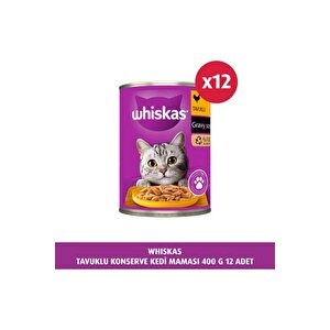 Tavuklu Konserve Kedi Maması 400 G 12x