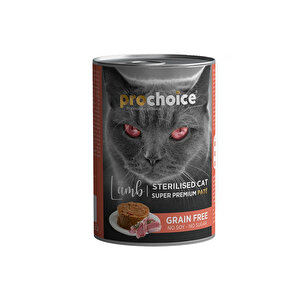 Pro Choice Sterilised Kuzulu Kısırlaştırılmış Konserve Kedi Maması 1 Adet-400 Gr