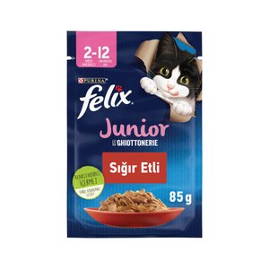 Yavru Sığıretli Yaş Kedi Maması 26 Adet X 85 Gr. ( Yeni Paket)