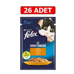 Tavuklu Yaş Kedi Maması 85 Gr 26 Adet Pouch Kedi Konserve Kedi Islak Maması