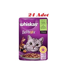 Pouch Tastymix Kuzu Ve Tavuk Ve Havuçlu Yetişkin Kedi Maması 85 Gr X 24 Adet 24 Adet