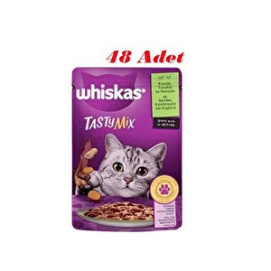 Pouch Tastymix Kuzu Ve Tavuk Ve Havuçlu Yetişkin Kedi Maması 85 Gr X 48 Adet 48 Adet