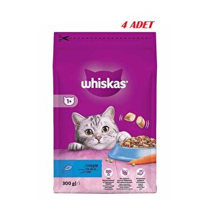 Ton Balıklı Ve Sebzeli Yetişkin Kedi Maması 300 Gr X 4 Adet