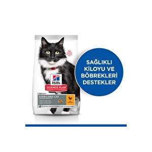 Scıence Plan Tavuklu Kısırlaştırılmış +7 Yaşlı Kedi Maması 1, 5 Kg