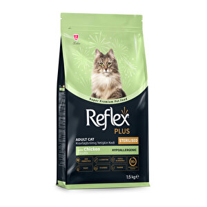 Plus Hipoalerjenik Kısırlaştırılmış Sterilized Tavuklu Yetişkin Kedi Maması 1, 5 Kg