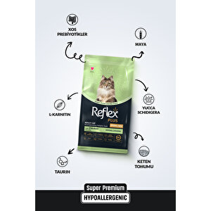 Plus Hipoalerjenik Kısırlaştırılmış Sterilized Tavuklu Yetişkin Kedi Maması 1, 5 Kg