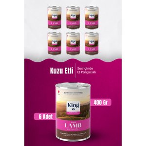 Et Parçacıklı Kuzu Etli Yetişkin Kedi Konserve 400 Gr X 6 Adet