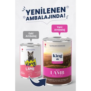 Et Parçacıklı Kuzu Etli Yetişkin Kedi Konserve 400 Gr X 6 Adet