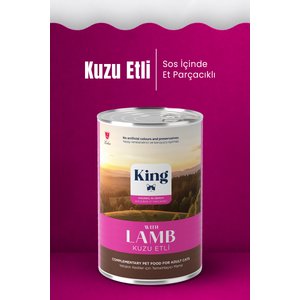 Et Parçacıklı Kuzu Etli Yetişkin Kedi Konserve 400 Gr X 6 Adet