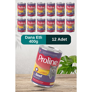 Dana Etli Yetişkin Kedi Konservesi 400 Gr X 12 Adet 12 Adet