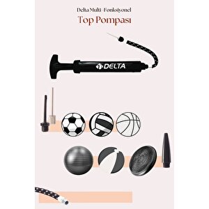Top Pompası Futbol Basketbol Voleybol Hentbol Pilates Ve Bosu Topu Denge Diski Şişirme Pompası