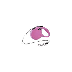 New Classic 3m İp Tipi Otomatik Tasma Xs Pembe Gezdirme Tasması