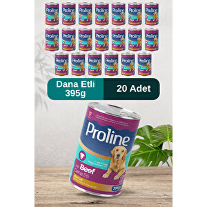 Dana Etli Pate İçinde Et Parçacıklı Köpek Konservesi 395 Gr X 20 Adet