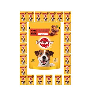 Sığırlı Ve Kuzulu Yetişkin Köpek Yaş Maması 24 X 100 Gr