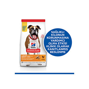 Hill's Scıence Plan Adult Light Medium Chicken Orta Irk Tavuklu Light Köpek Maması 14 Kg