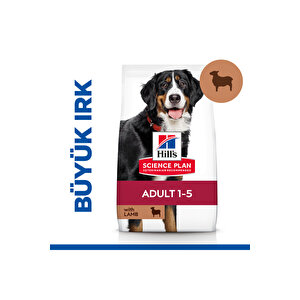 Kuzu Etli Büyük İrk Yetişkin Köpek Maması - 14 Kg