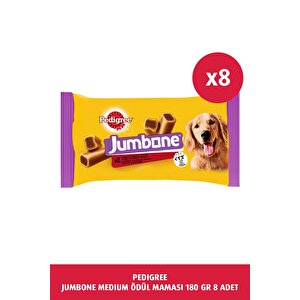 Jumbone Sığır Etli Köpek Ödül Maması 180 G 8x