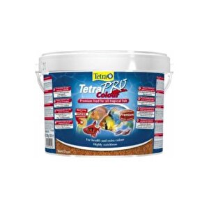 Pro Colour 10 Lt 2100 Gr Kova Skt : 11/2027 Balık Yemi Orjinal Anadolu Pet Ürünüdür