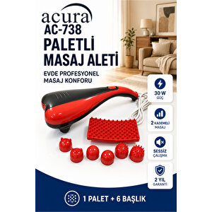 Ac-738 Masaj Aleti Çift Başlıklı