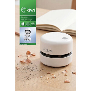 Kablosuz Mini El Süpürgesi Pilli Kırmızı Kvc-4001