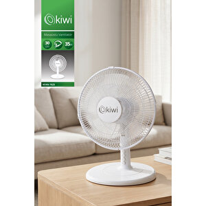 Kfan-7625 Masaüstü Vantilatör 30 Cm Ve 5 Kanat Ve 3 Kademe Ve Salınım