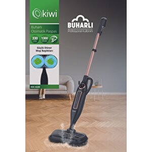 Ksc-4220 Çok Fonksiyonlu Ayarlanabilir Seviyeli 10 Aparatlı Dikey Buharlı Mop - Buharlı Temizleyici