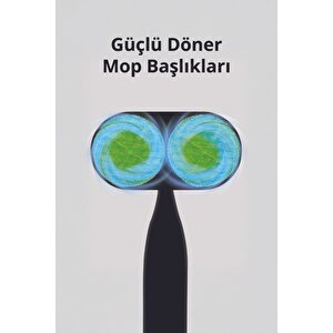 Ksc-4220 Çok Fonksiyonlu Ayarlanabilir Seviyeli 10 Aparatlı Dikey Buharlı Mop - Buharlı Temizleyici