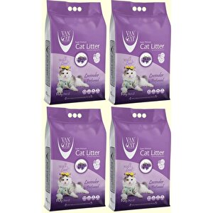 Lavanta Kokulu İnce Taneli Kedi Kumu 10 Kg X 4 Adet