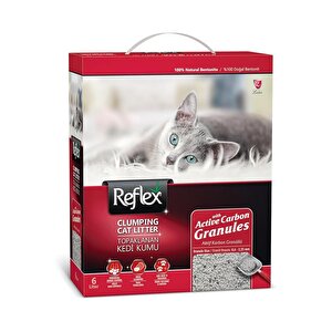 Granül Aktif Karbonlu Topaklanan Kedi Kumu, 6 L Ck558091