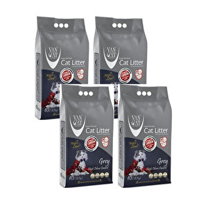 Aktif Karbon Kokusuz Kedi Kumu 10 Lt 4 Adet