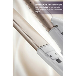 Shd-1730 2in1 Saç Düzleştirici Ve Maşa Seramik Kaplama 180°c Çift Fonksiyon