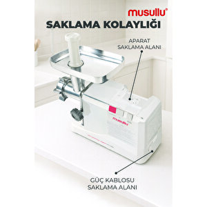 Et Kıyma Makinesi Rendeli 1800 W