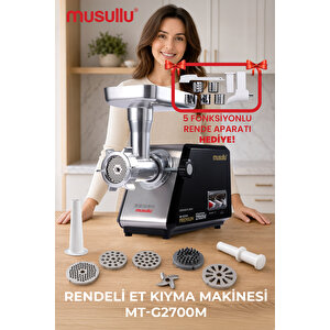 2700w Rende Seti Hediyeli Et Kıyma Makinesi