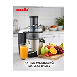 Msl-890 Je-max Kati Meyve Sıkacağı 1000w Paslanmaz Çelik