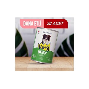 Sos İçerisinde Et Parçacıklı Dana Etli Köpek Konservesi 400 Gr X 20 Adet 20 Adet