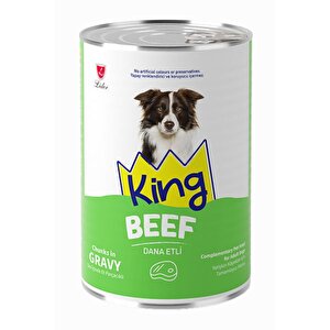 Sos İçerisinde Et Parçacıklı Dana Etli Köpek Konservesi 400 Gr 1 Adet