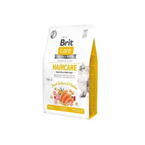 Haircare Hypoallergenic Healthy Ve Shiny Coat Tavuklu Ve Somonlu Tahılsız Yetişkin Kedi Mam