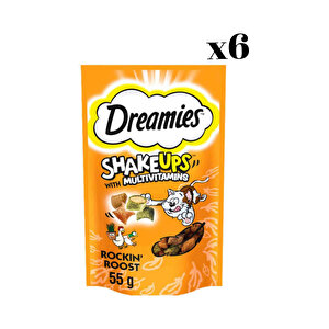 Shakeups Tavuklu Ve Ördekli Kedi Ödül Bisküvisi 55 Gr X 6 Adet