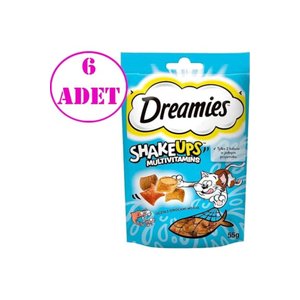 Kedi Ödülü Shake Ups Seafood 55 Gr 6 Adet