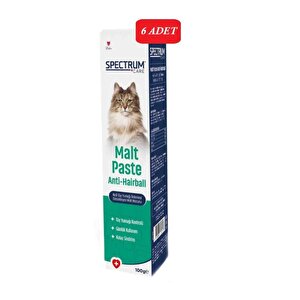 Malt Paste Tüy Yumağı Kedi Macunu 100 Gr X 6 Adet