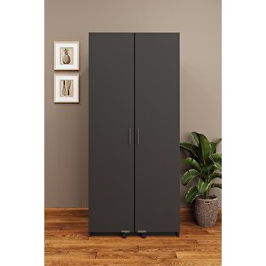 Lüks 2 Kapılı Çok Amaçlı Kiler Dolabı %100 Mdf Erzak Organizer Mutfak Dolabı Mk07
